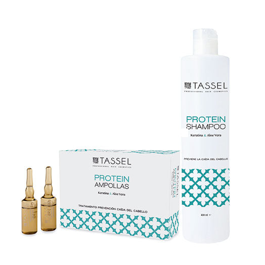 Pack pousse des cheveux - shampoing 400ml + ampoules 12x10ml - Tassel