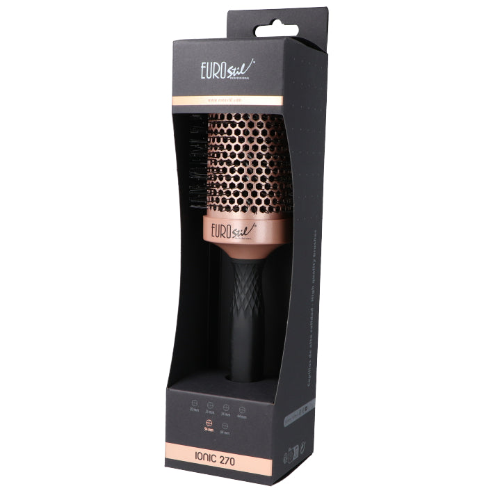 Eurostil Ionic 270 – Brosse Thermique Ionique Professionnelle 54 mm Céramique Tourmaline