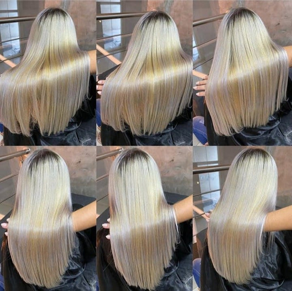 Pack Lissage Infinity Blond Ana Paula Carvalho - Shampoing traitement et spray 2x1L+200ml