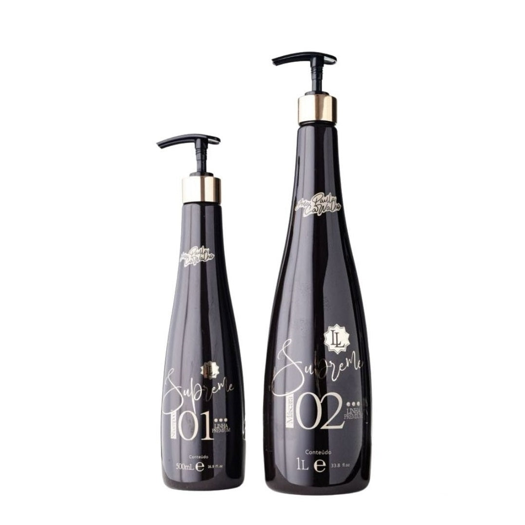 Lissage Suprême LL Ana Paula Carvalho - Shampooing 500ml + Traitement 1L