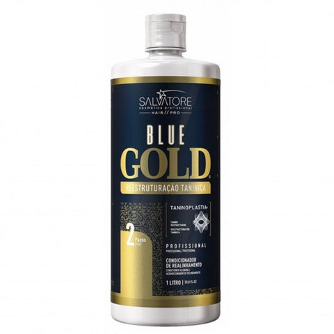 Lissage tanin BLUE GOLD RECONSTRUCTION - Salvatore Traitement 1L