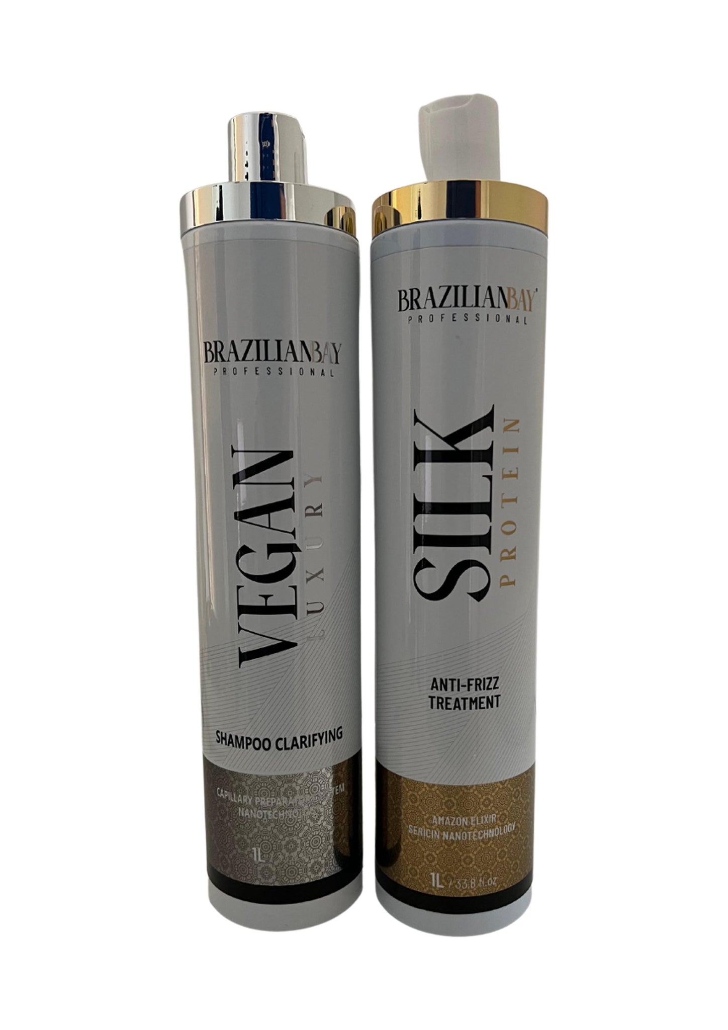 Pack Lissage protéine de soie - Brazilian Bay Silk Protein 2x1L