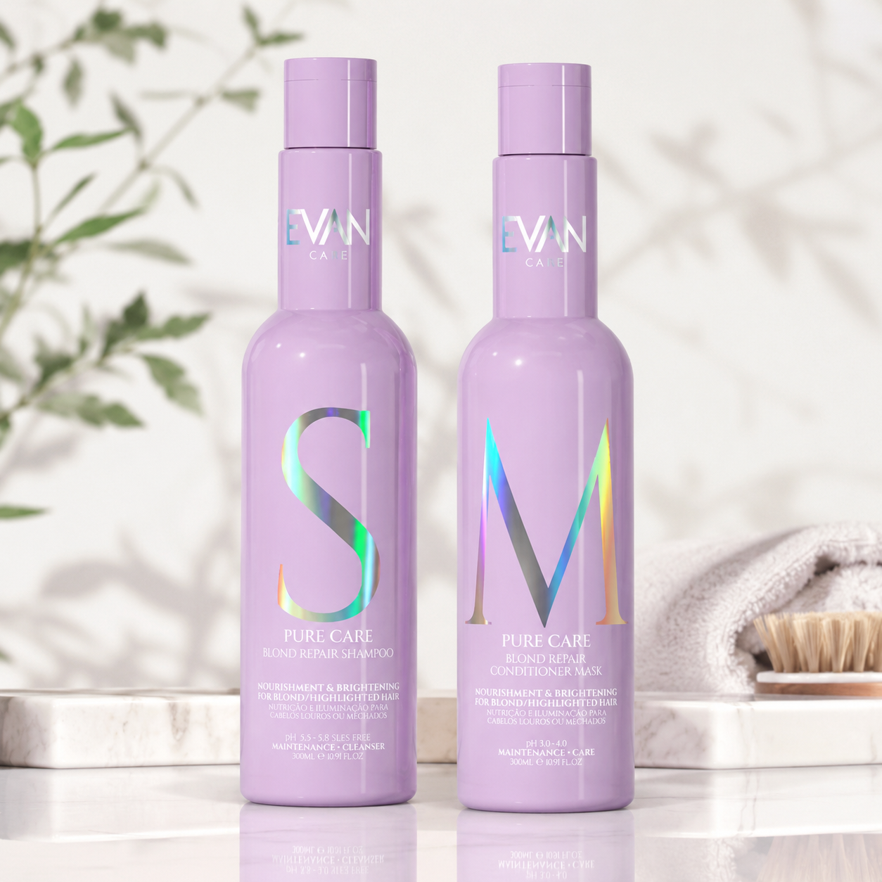 Pack Blond Repair Evan Care | Shampooing & Masque 500 ml