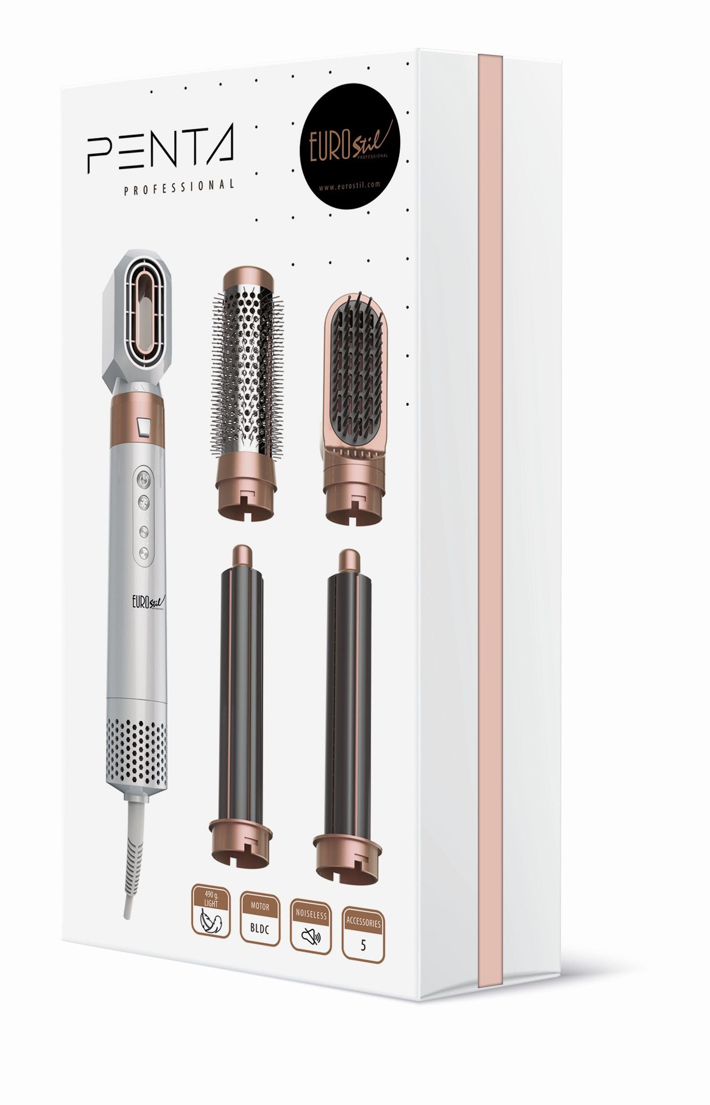 Coffret sèche-cheveux 5 en 1 PENTA - Eurostil