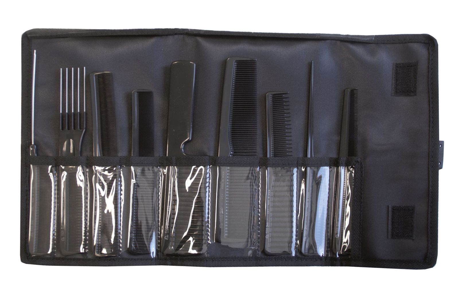 Pochette 9 peignes professionnels - Eurostil