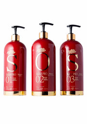 Ana Paula Carvalho - Pack S.O.S PRO reconstructeur pour cheveux abîmés 3x1L -  Shi Keratine