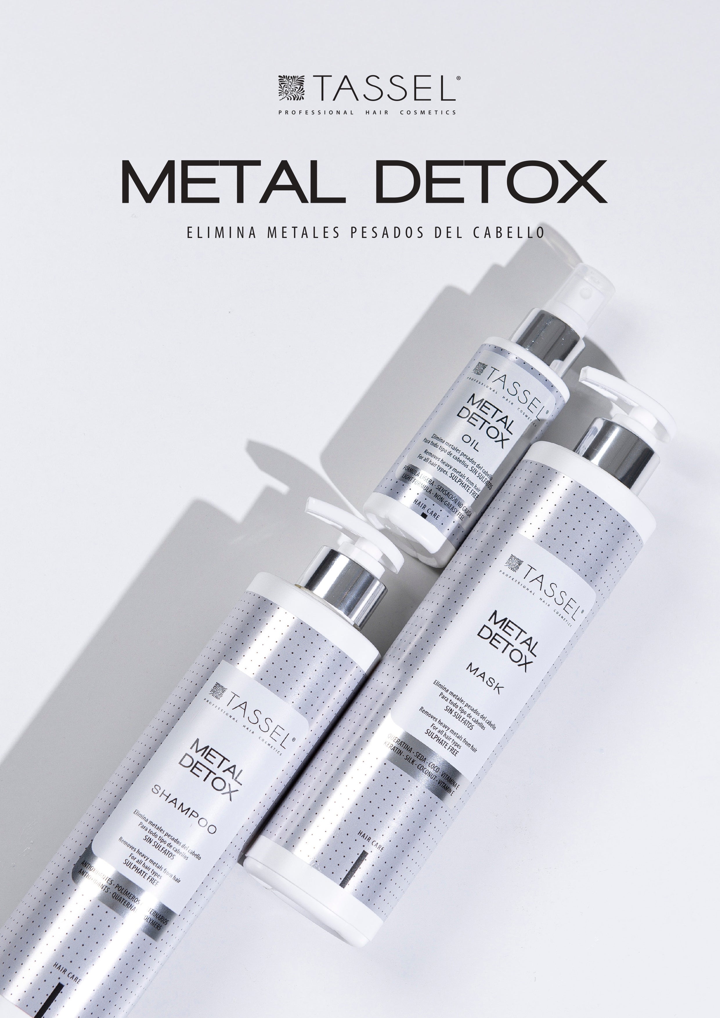 Pack shampoing et masque METAL DETOX - TASSEL 2x500ml