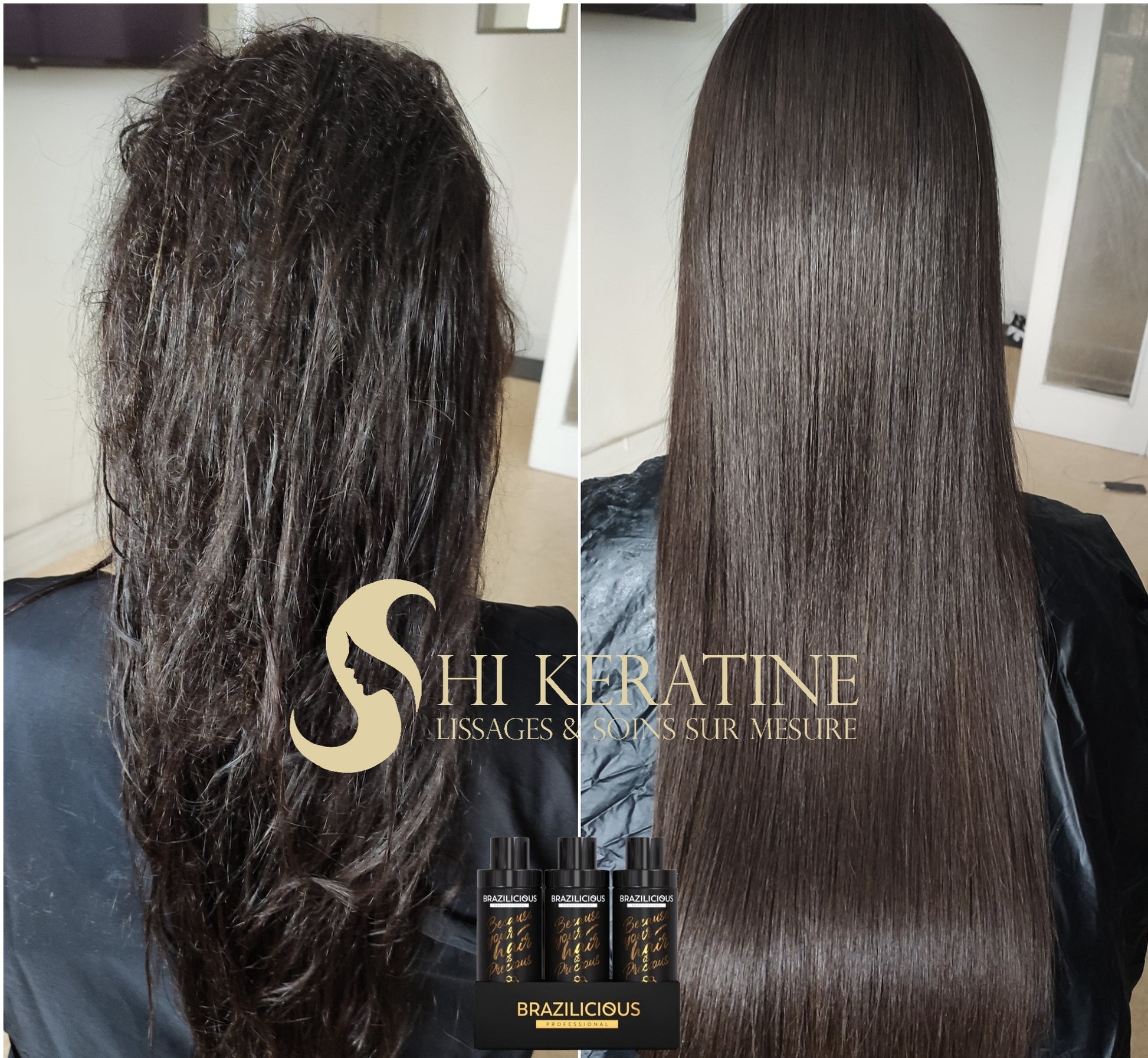 Lissage brésilien HONEY THERAPY - Brazilicious 3x1L - Shi Keratine