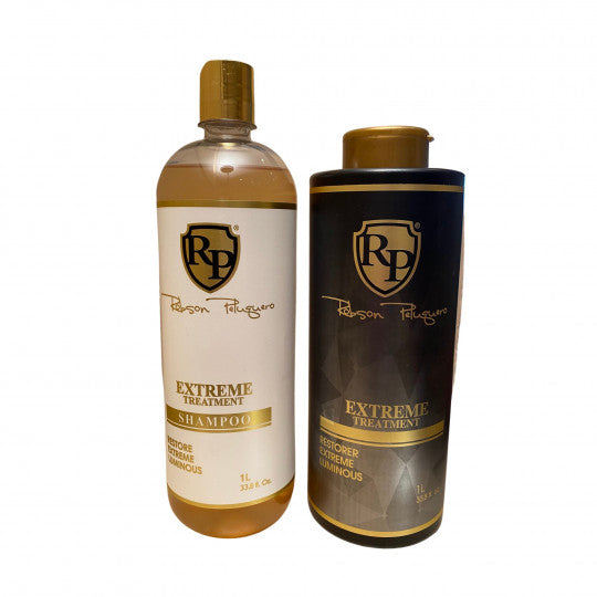 Kit Blowtox Robson Peluquero - Réparation Extrême - Shampoing et traitement 2x1L