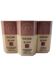 Lissage kératine G.HAIR - Inoar 3x250ml - Shi Keratine