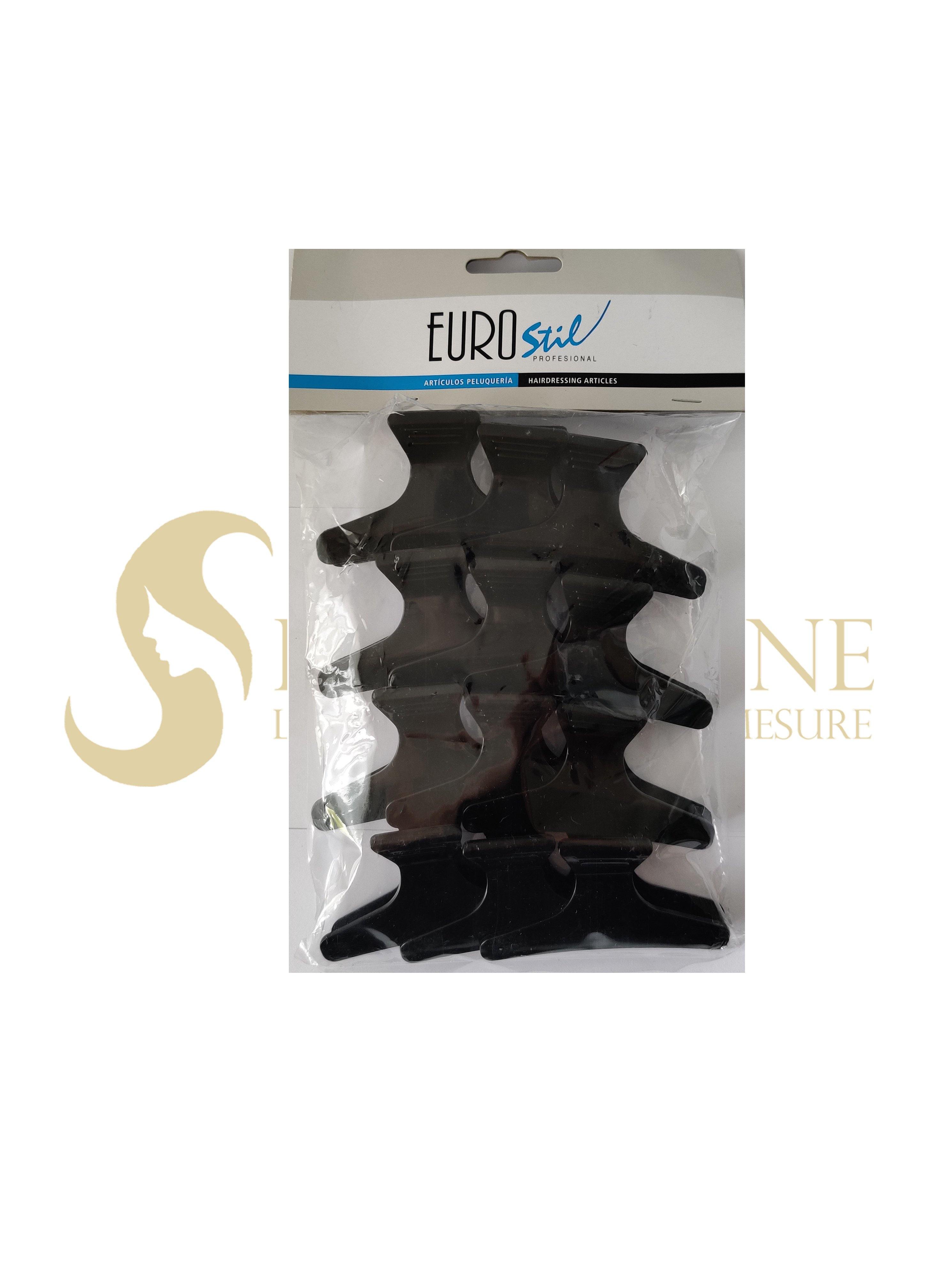Euro stil - Lot de 12 pinces - Shi Keratine