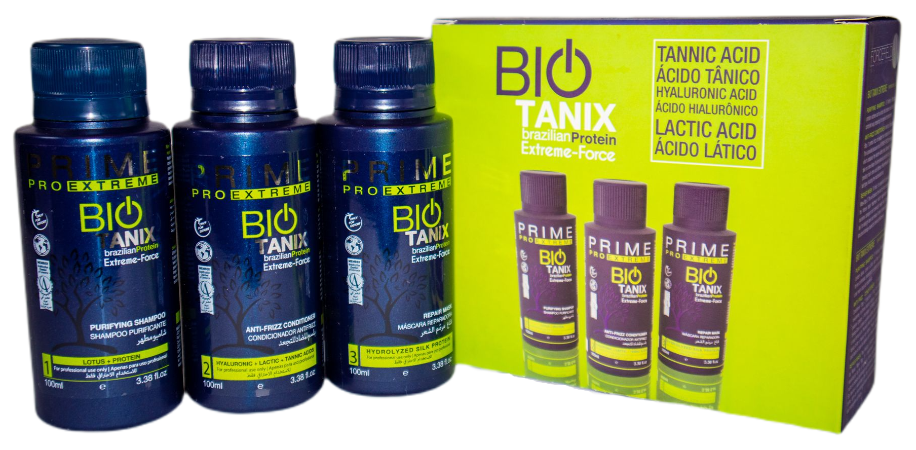 Lissage tanin BIO TANIX - Prime 3x100ml